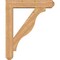 Ekena Millwork Funston Craftsman Smooth Bracket w/ Offset Brace, Western Red Cedar, 7 1/2"W x 36"D x 44"H BKT0806X36X44FST04SWR - alternate 3